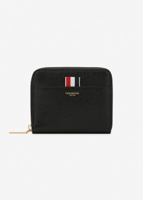 톰브라운 여성 삼선탭 지퍼 블랙 반지갑 FAW013A 00198 001