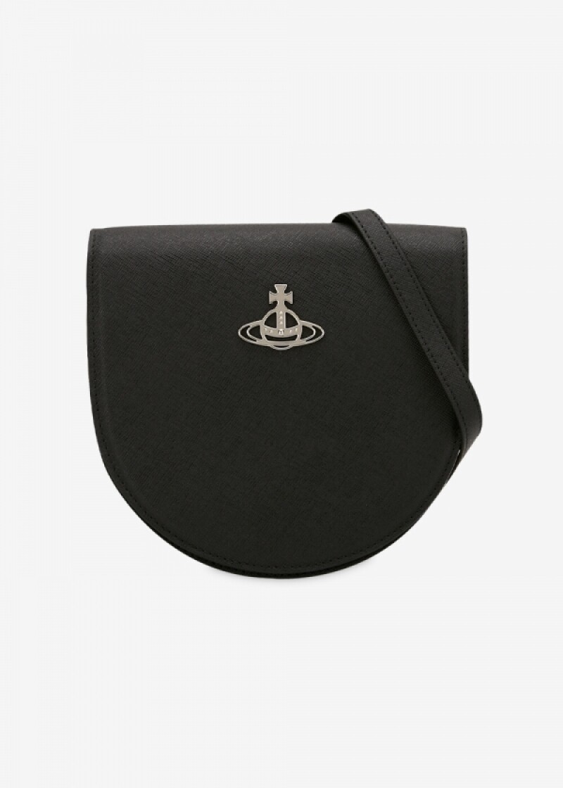 비비안웨스트우드 여성 ORB 로고 블랙 숄더백 43030097 L001N N402