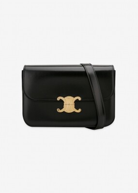 셀린느 여성 트리오페 블랙 크로스백 187363BF4 38NO