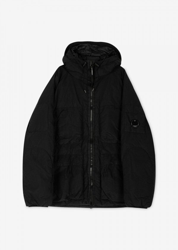 꼬르소밀라노,CP컴퍼니 남성 렌즈 와펜 블랙 패딩 15CMOW252A 005991G 999