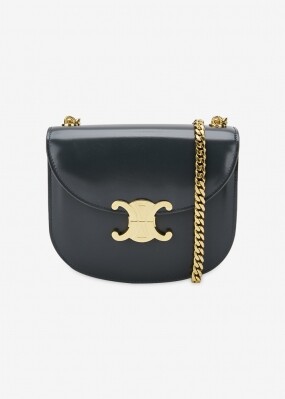 셀린느 여성 트리오페 틴 체인 슬레이트 그레이 숄더백 110973BF4 10SG