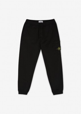스톤아일랜드 남성 와펜 패치 블랙 조거팬츠 801564451 A0029