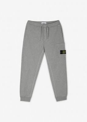 스톤아일랜드 남성 와펜 패치 파우더 멜란지 조거팬츠 801564451 A0M64