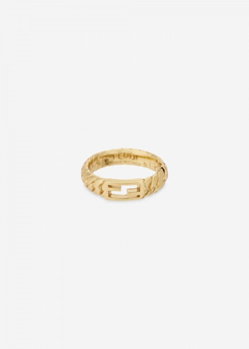 펜디 여성 바게트  골드 반지 8AG983 B08 F0CFK