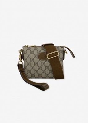 구찌 여성 인트로킹 G 메신저 베이지/에보니/브라운 크로스백 723306 92THG 8563