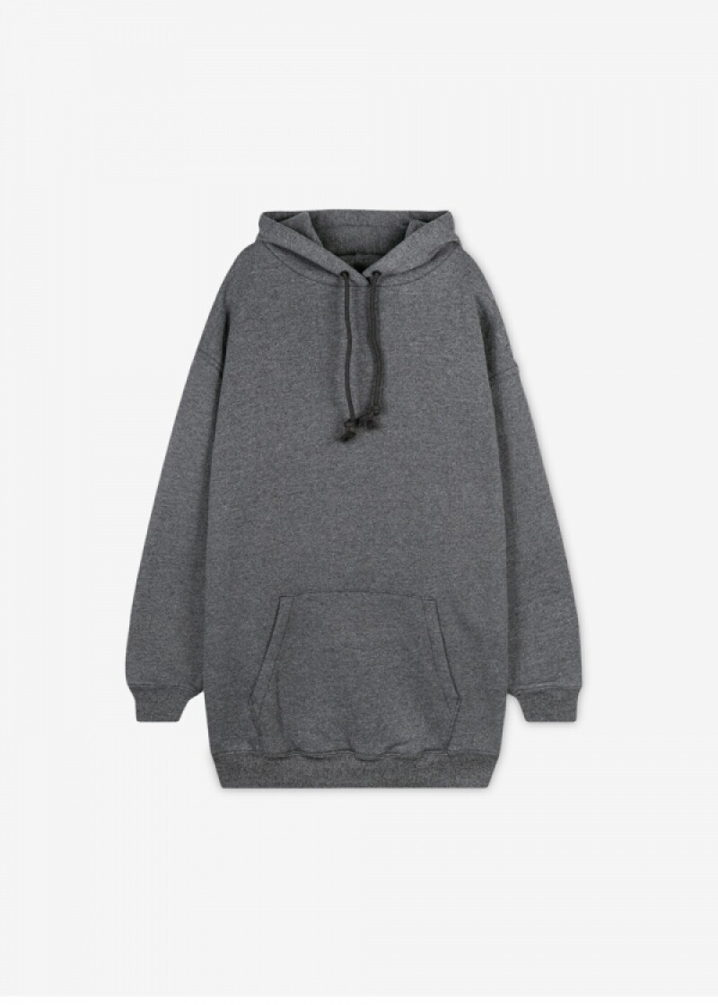 아크네 여성 리버스 라벨 블랙 후드티 AI0044 900