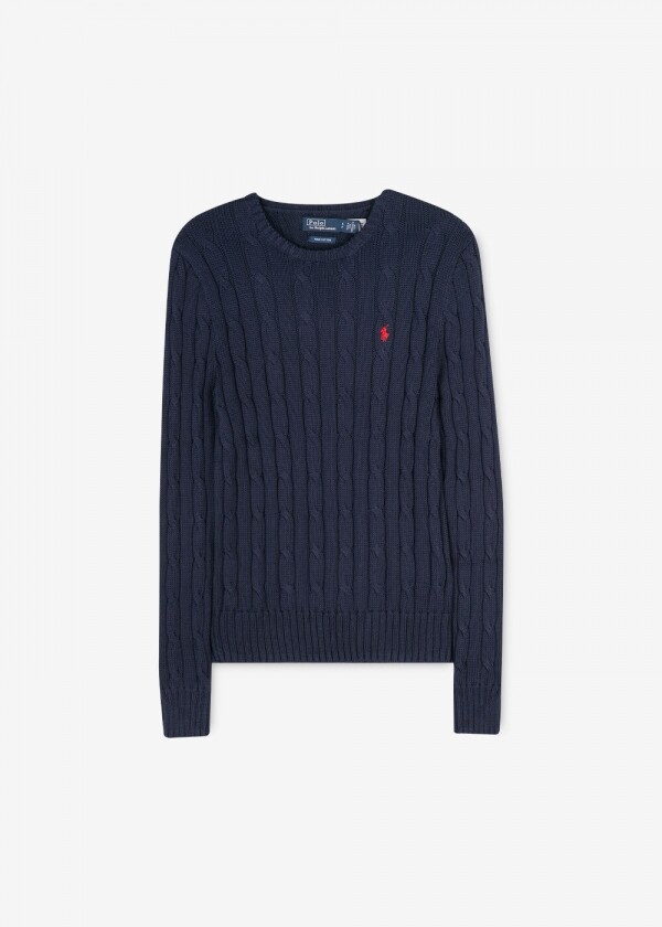 꼬르소밀라노,스크래치_폴로랄프로렌 여성 로고 케이블 네이비 니트 211891640 002(179594)