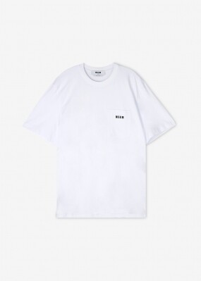 스크래치_MSGM 남성 포켓로고 화이트 반팔티 3040MM73 217098 01(181891)