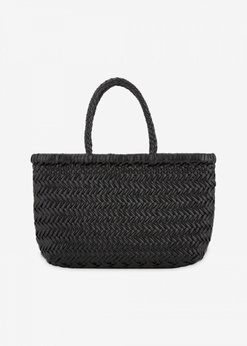 드래곤디퓨전 여성 미니 플랫 고라 블랙 토트백 8809 BLACK