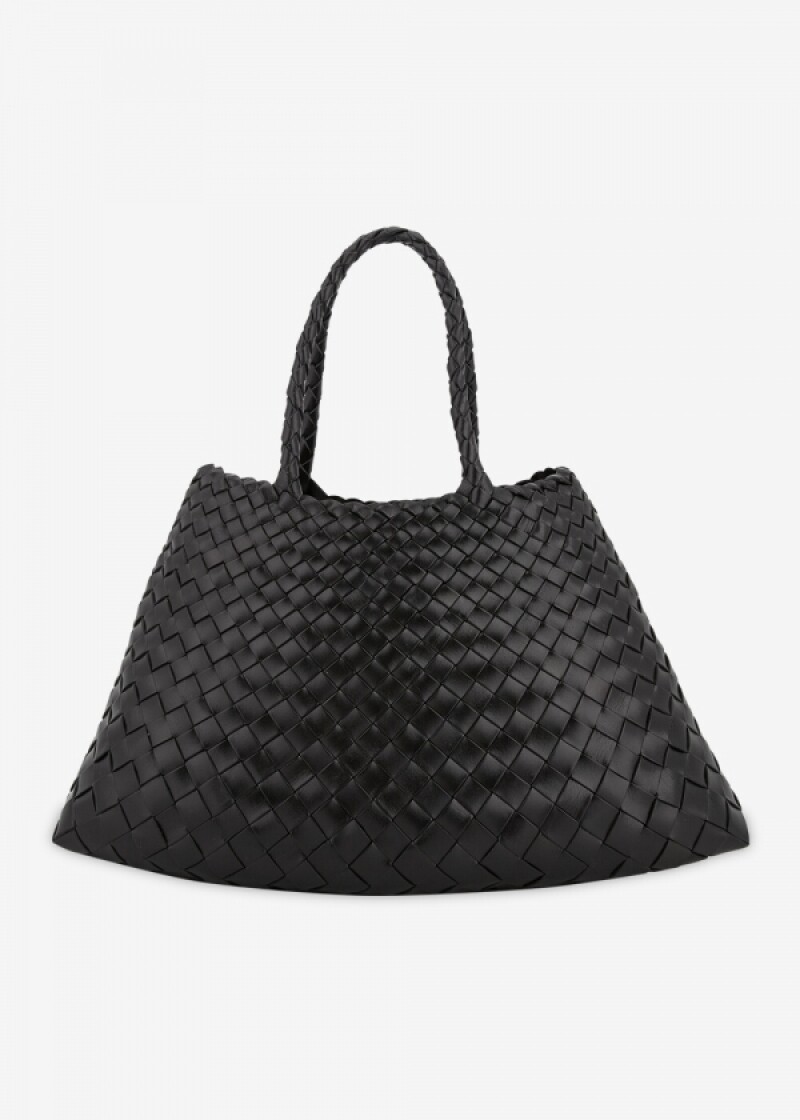 드래곤디퓨전 여성 산타 크로체 스몰 블랙 토트백 8893 BLACK