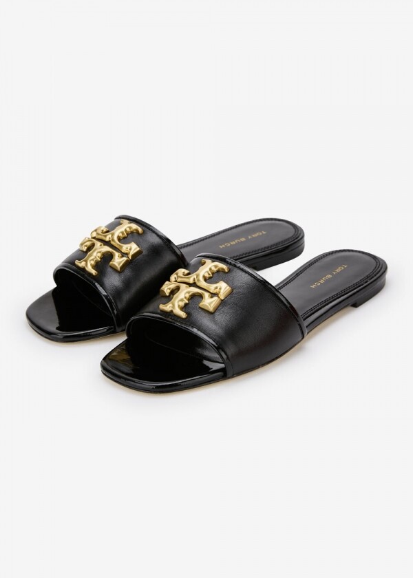 꼬르소밀라노,스크래치_토리버치 여성 엘리노어 슬라이드 퍼펙트 블랙 슬리퍼 88744 004(184450)