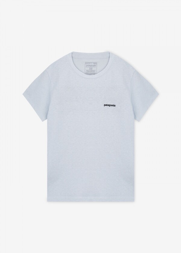 꼬르소밀라노,파타고니아 여성 P-6 로고 리스판서빌리티 화이트 반팔티 37567 WHI