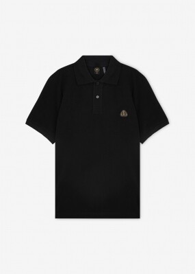 무스너클 남성 골드 로고 블랙 카라티 M34MT712G 292