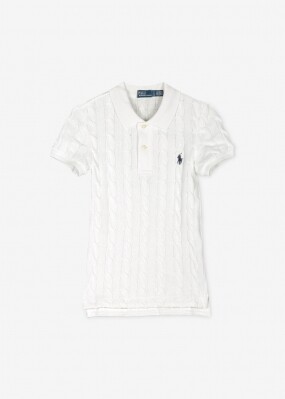 스크래치_폴로랄프로렌 여성 포니 로고 자수 화이트 반팔티 211943010 001(184523)