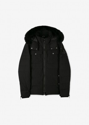 스크래치_무스너클 남성 로고 브록톤 블랙 패딩 M30MJ176 291(104889)