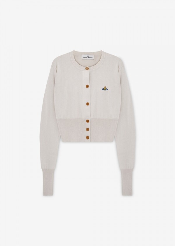 꼬르소밀라노,비비안웨스트우드 여성 베아 더스티 화이트 가디건 1803002U Y001V A402