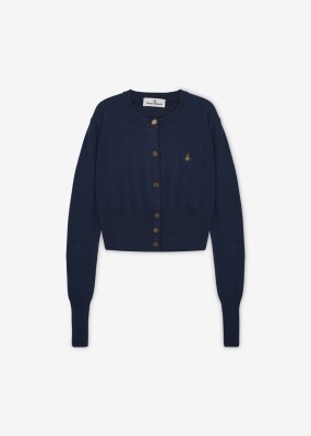 비비안웨스트우드 여성 베아 네이비 가디건 1803002U Y001V K410