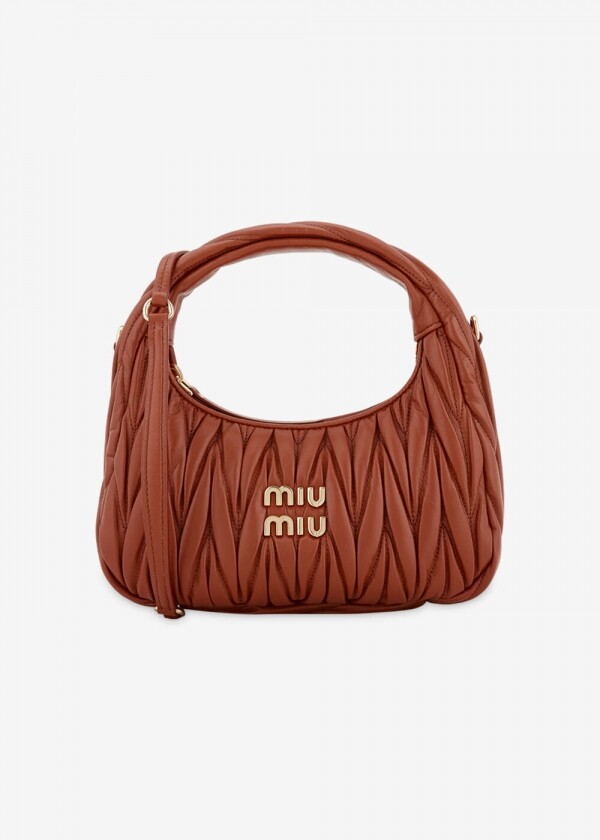 꼬르소밀라노,미우미우 여성 완더 마테라쎄 러스트 숄더백 5BC125 AN88 F0033