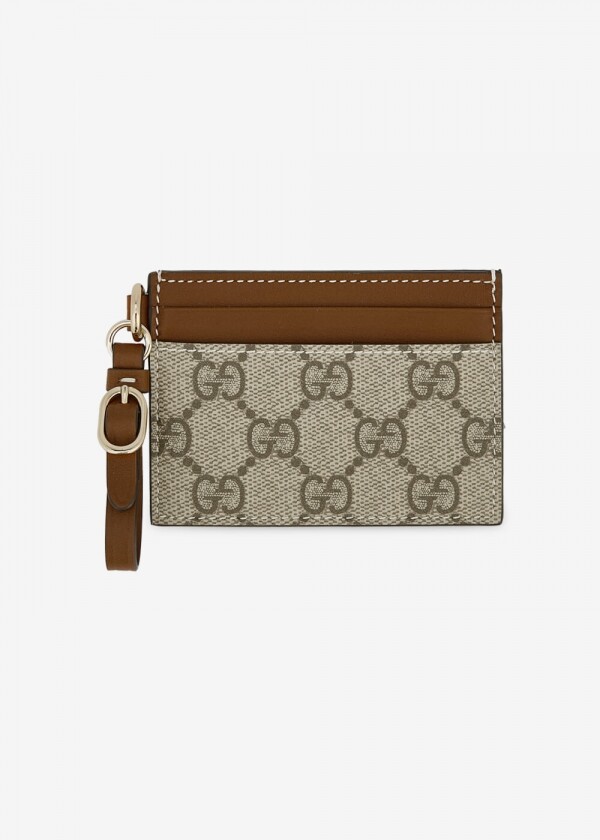 꼬르소밀라노,구찌 여성 GG 엠블럼 베이지/브라운 카드지갑 819121 FAD6L 9758