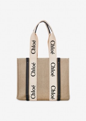 스크래치_끌로에 여성 우디 화이트/블루 토트백 CHC22AS383I26 91J(185389)