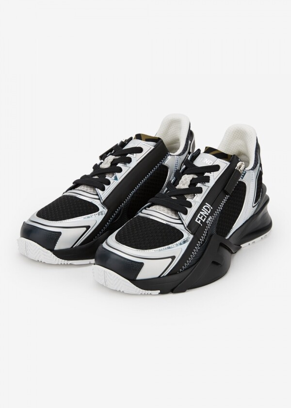 꼬르소밀라노,펜디 남성 플로우 블랙 스니커즈 7E1689 AOS0 F1PXV