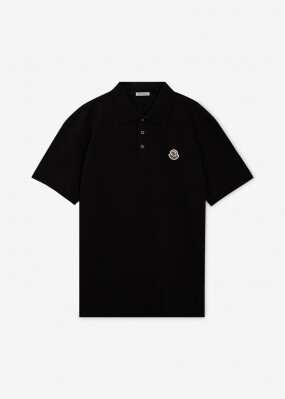 몽클레어 남성 로고 패치 블랙 카라티 8A00014 84556 999