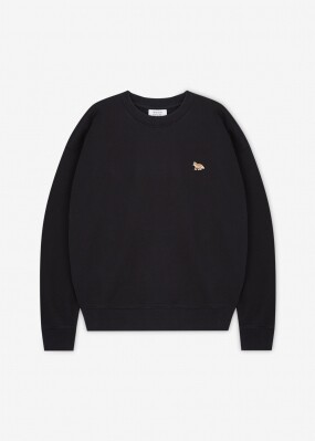 메종키츠네 여성 베이비 폭스 블랙 맨투맨 PW00307KM0341 BK