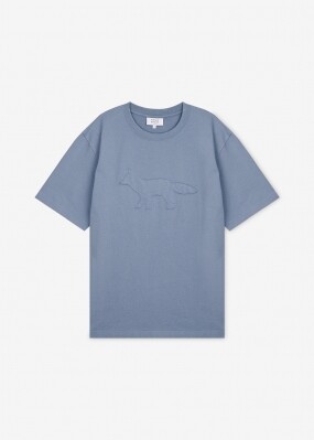 메종키츠네 남성 프로파일 폭스 징크 그레이 반팔티 OM00121KJ0118 0074