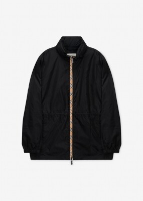 버버리 여성 체크 블랙 자켓 8110309