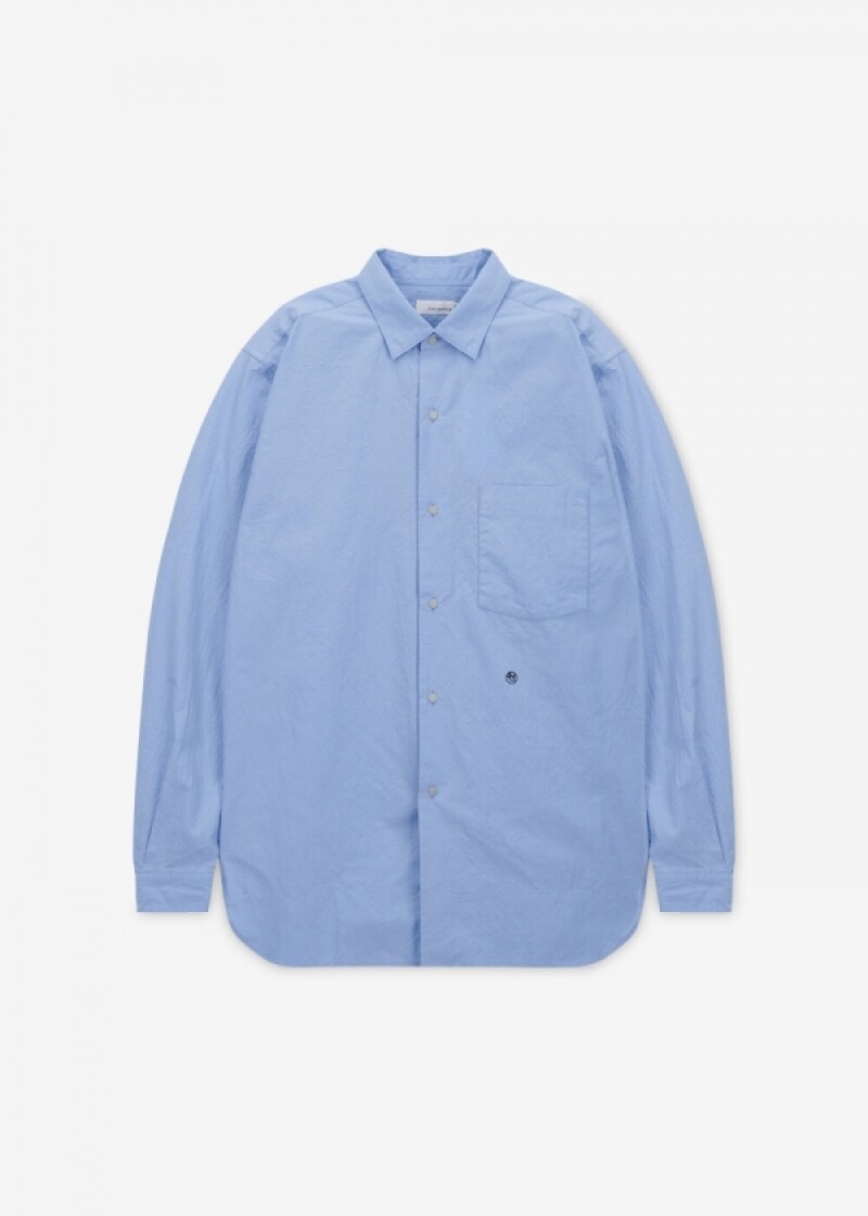 나나미카 남성 레귤러 칼라 삭스 셔츠 S26SG082E SAX