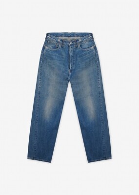 아프레쎄 남성 워시드 데님 인디고 팬츠 AP-4008 INDIGO