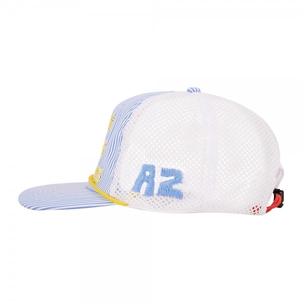 꼬르소밀라노,알렉스조노 공용 HEY IM RUNNING OVER HERE 블루 볼캡 AZ BF TRUCK BLUE STRIPE