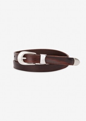 아워레가시 남성 2CM 브라운 벨트 A2208BBBR BROWN LEATHER