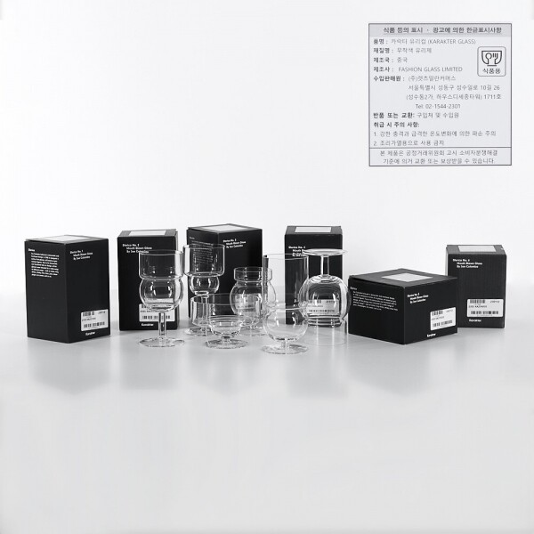 꼬르소밀라노,카락터 스페리코 No.6 클리어 글라스 KA20600E