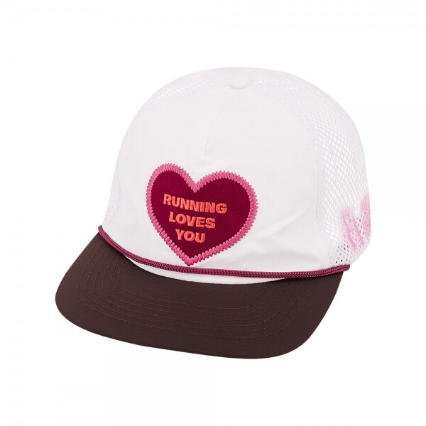 꼬르소밀라노,알렉스조노 공용 RUNNING LOVES YOU 화이트 볼캡 AZ BF TRUCK RLYHEART WHITE