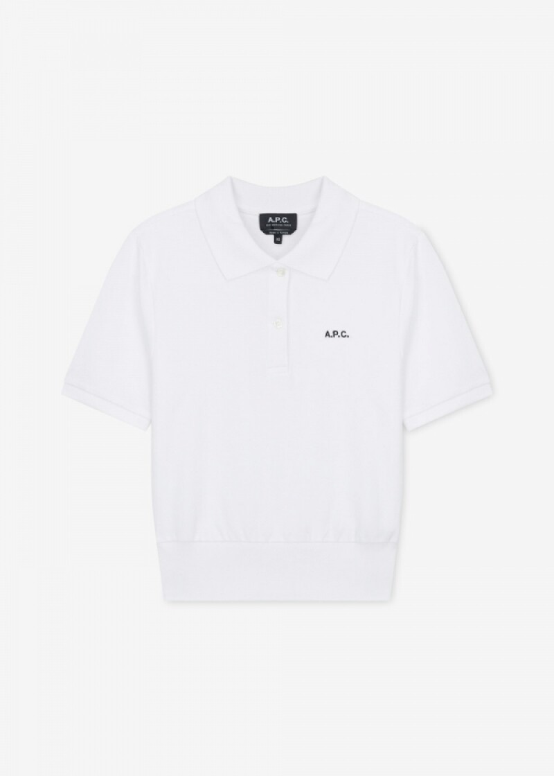 아페쎄 여성 자수 로고 화이트 카라티 COGWZ F26522 AAB